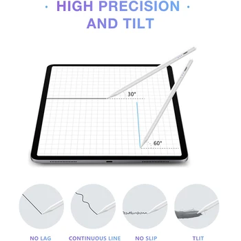 Писалка за Apple Pencil 2 1 За iPad Air Pro Mini Аксесоари Без Bluetooth с магнитна зареждане с, stylus писалка-молив
