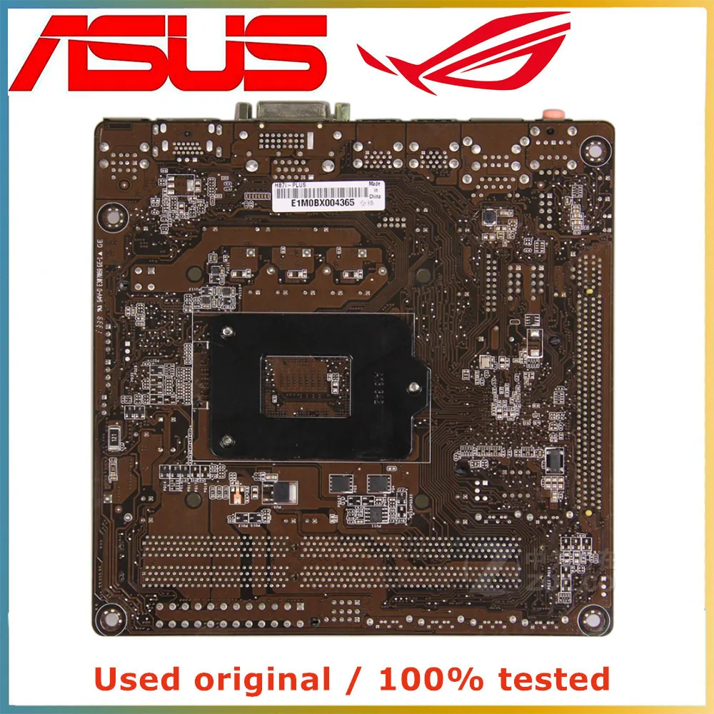 MINI ITX H87i За дънната платка на компютъра ASUS H87I-PLUS LGA 1150 DDR3 16G За десктоп дънна платка Intel H87 SATA III PCI-E 3,0x16