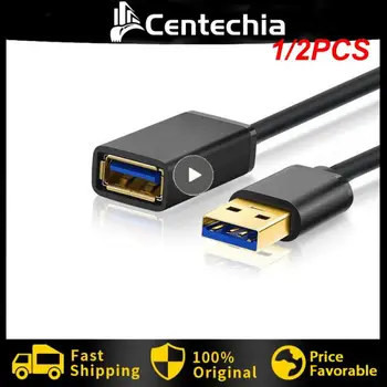 1/2 бр. Удлинительный кабел за Smart TV One SSD, USB-USB Кабел-удължител за Кабел за предаване на данни Mini USB3.0 2,0 Удлинительный кабел