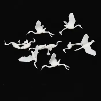 10 бр. миниатюрни фигурки японски крана-птици diy