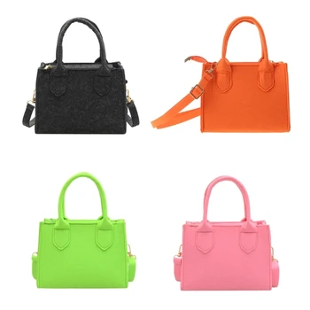 2023 Нова дамски Фетровая Чанта, чанта през рамо, Женствена чанта през рамо, чанта-тоут, Раницата