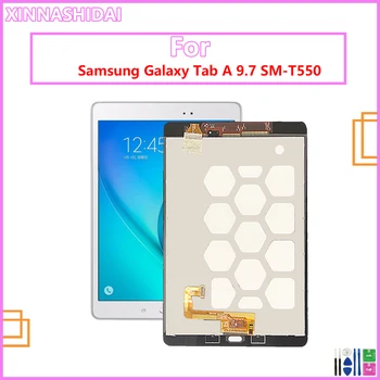 9,7 инча За Samsung Galaxy Tab A 9,7 SM-T550 SM-T555 T550 T551 T555 LCD дисплей с Сензорен екран Дигитайзер В Събирането на 100% Тествана