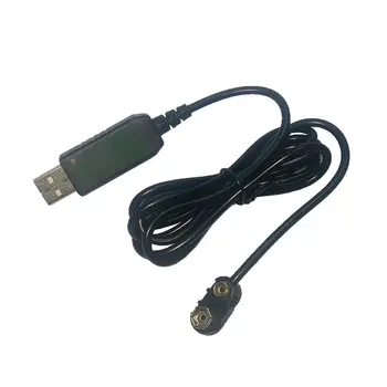 9 волтова батерия Отсекатель USB кабел за връзка с повишаване на напрежение от 5 до 9 В Конвертор Увеличава Напрежението на Трансформатор за постоянен ток Линия на Регулатор на мощност За Мултицет