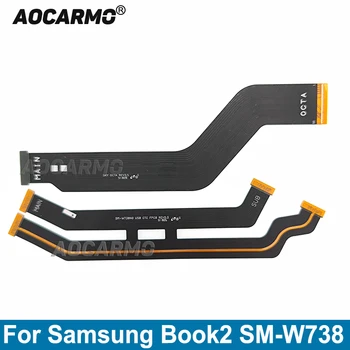 Aocarmo За Samsung Galaxy Book2 SM-W738N W738 LCD екран Конектор на дънната Платка Зарядно Устройство, Порт на дънната Платка Гъвкав Кабел, резервни Части За Ремонт на