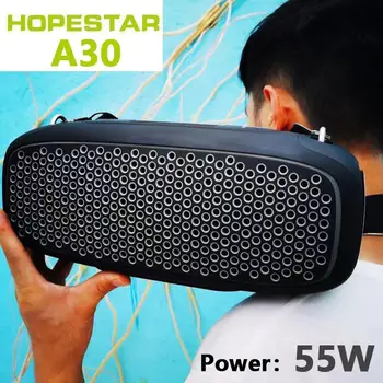 Bluetooth Високоговорител 55 W Открит Преносим Висока Мощност Super Bass 3D Стерео Музикален Център Съраунд Звук Мобилен Телефон PC Лаптоп TV Плейър
