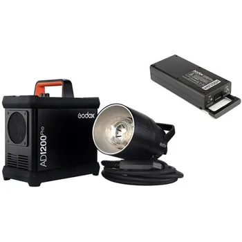 Godox AD1200Pro AD1200 Pro 1200Ws 2,4 G TTL 1/8000 HSS 40 Вата, която симулира Лампа Външна Светкавица Стробоскоп Монолайт Светкавица, работещи на батерии