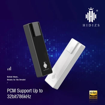 Hidizs S9 Pro Mini HiFi, USB C КПР Усилвател на Звука на Аудио Слушалки, Усилвател за Слушалки 3.5 мм не са симетрични 2,5 мм Балансиран Изход