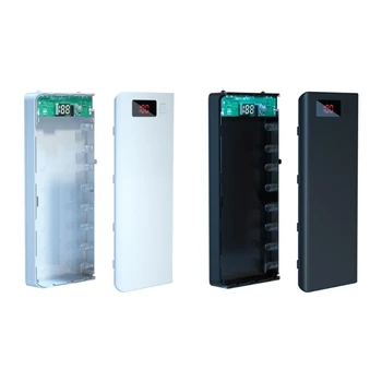 LCD дисплей Притежателя батерии 18650 Батерия за кейса Кутия за съхранение на 8x18650 Batte