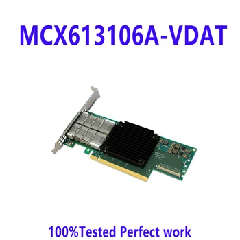 Mellanox MCX613106A-карти с адаптер VDAT ConnectX-6 с две пристанища с капацитет 200 Gb
