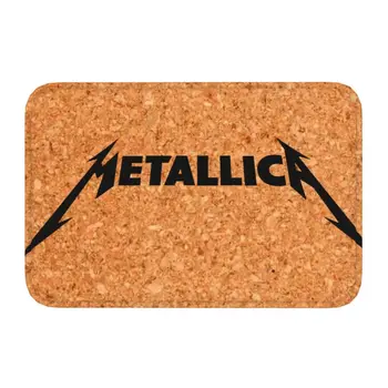 Metallicas Музикален Мат в стил Хеви Метал, Противоскользящий Кухненски Подложка За Вана, Подложка За Входната Врата На Хола, Килима