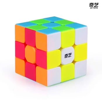 Qiyi Warrior ' S 3x3 Магически Куб Цветни Бесклеевой Магистралата Куб Антистрес 3x3x3 Обучение Развитие на Пъзел 3x3 Cubo Magico Играчки