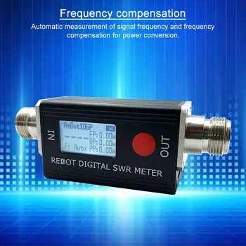 RD106P Цифров измерител на КСВ FMB VHF UHF електромера КСВ 80-999 Mhz Коефициент на постоянна вълна 1,00-99,9 Подкрепа DMR портативни радиостанции