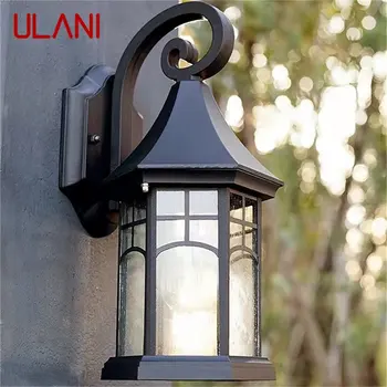 ULANI Outdoor Light Led аплици Стенни лампи Класически водоустойчив за украса на дома на балкона в ретро стил
