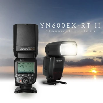 YONGNUO YN600EX-RT II YN600EX RT II 2,4 G Безжична светкавица HSS 1/8000 s Master, TTL за Canon Speedlite 600EX-RT с YN-E3-RT II