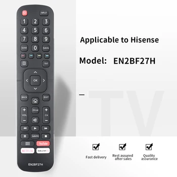 ZF се прилага за дистанционно дистанционно управление h2bf27h, който Hisense Led LCD Smart 4K TV, използван за H50AE6030 H50A6140 H58AE6000 H55AE6000 H43A