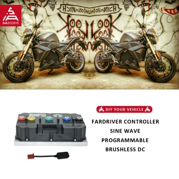 Безплатна Доставка Контролер FarDriver ND721200 BLDC Електрически Контролер мотоциклет 600A 8000 W-12 kw С Регенератором и Bluetooth адаптер