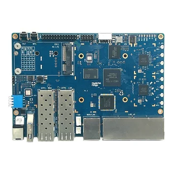 За Banana Pi BPI R3 Такса за разработка на рутер с отворен код MediaTek MT7986 Четириядрен процесор, 2G DDR3 RAM + 8G EMMC Flash 2 SFP