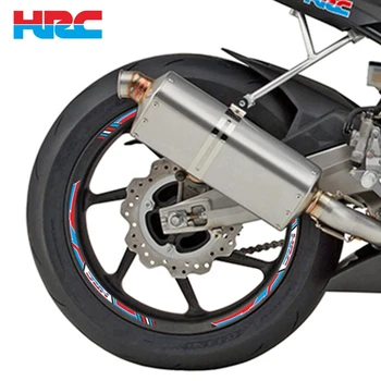 За Honda HRC РЕПСОЛ CBR250 RR CBR400 RR CBR600 RR CBR1000 RR 17 инча Аксесоари за мотоциклети стикер върху джантата на колелото на светлоотразителни стикери