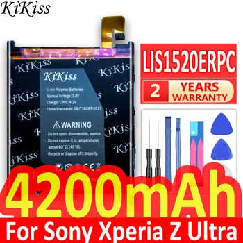 Капацитет на батерията с Капацитет 4200 mah За Sony Xperia Z Ultra/ZU/L4 XL39h C6802 C6833 Togari, Батерия за мобилен телефон LIS1520ERPC