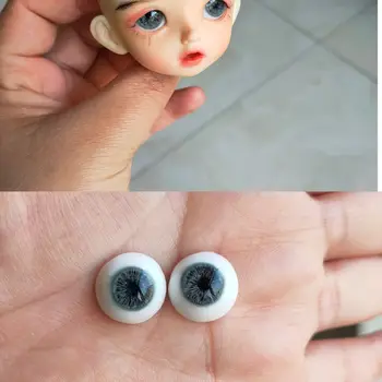 Куклени очи от смола 10 мм и 14 мм и 16 мм за 1/6 кукли Bjd, играчки за момичета, реалистичен стереоскопичен аксесоари за кукли