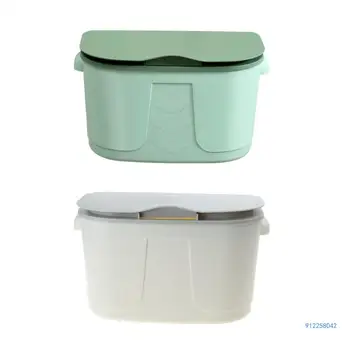 Монтиране на Кухненско Кофа кофа за компост, Мултифункционален Подвесное кошчето за боклук с капак, Директна доставка