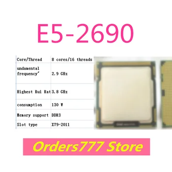 Нов внос на оригинални процесора E5-2690 2690 8 ядра и 16 потоци 2,9 Ghz 3,8 Ghz 130 W гаранция за качество