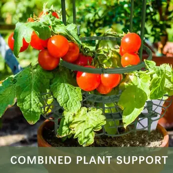 Поддържаща рамка за растенията Многократно Използване на Трайна Устойчивост На атмосферни влияния, Издръжливост Качествен Пластмасов Прът за закрепване на решетки за зеленчуци