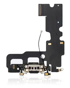 Подмяна на гъвкави кабела на зарядното на порта за iPhone 7 (вторичен пазар) (черен/матиран)