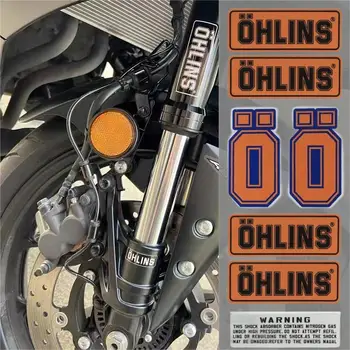 Светоотражающая стикер на амортисьора OHLINS Мотоциклет амортисьор водоустойчив декоративен универсален аксесоар