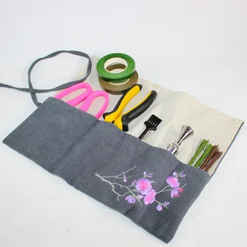 Японски комплект за цветен композиции бельо чанта за бродерия домакински ножици, инструменти за рисуване на на цветя