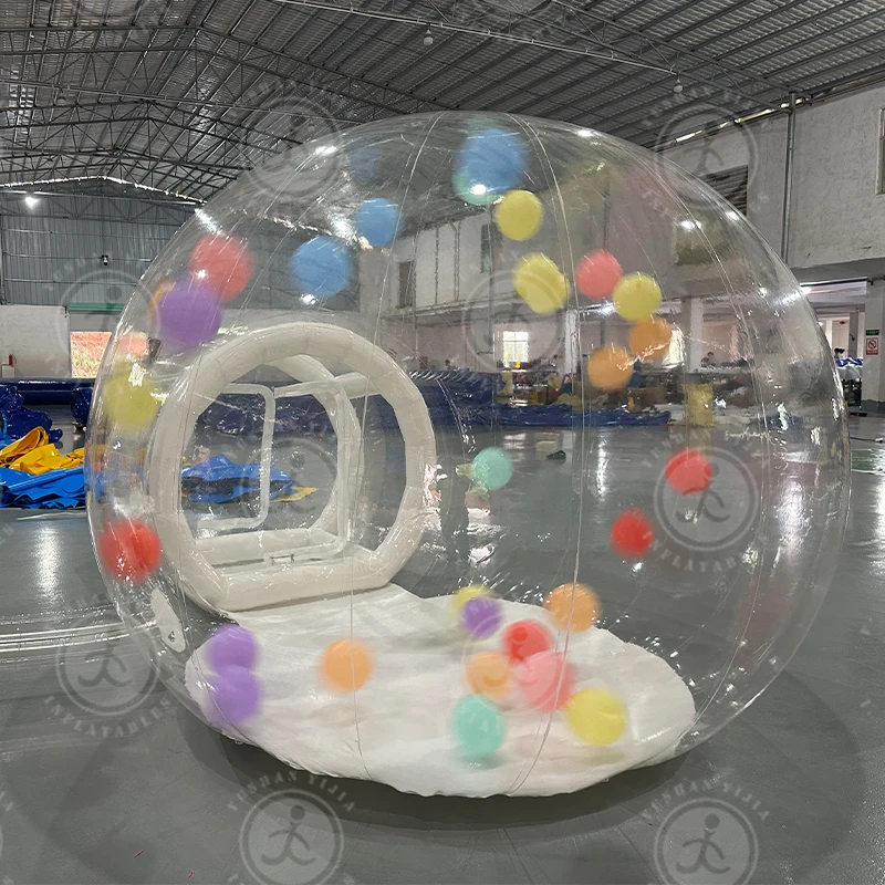 Безплатна Доставка 8 метра на 10 метра височина 13 метра Плажна Къща-Балон С Воздуходувкой Балон Купол За Деца