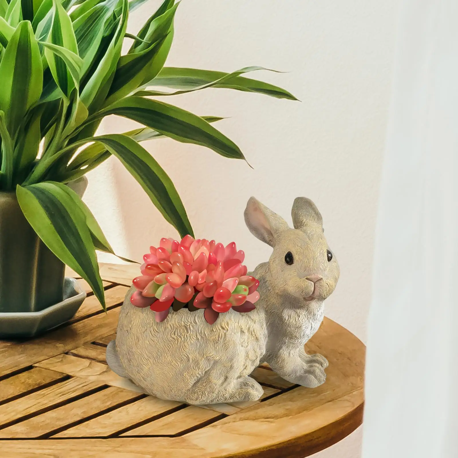 Декоративни саксии за сочни растения във формата на животните от смола за декор на балкона и офиса