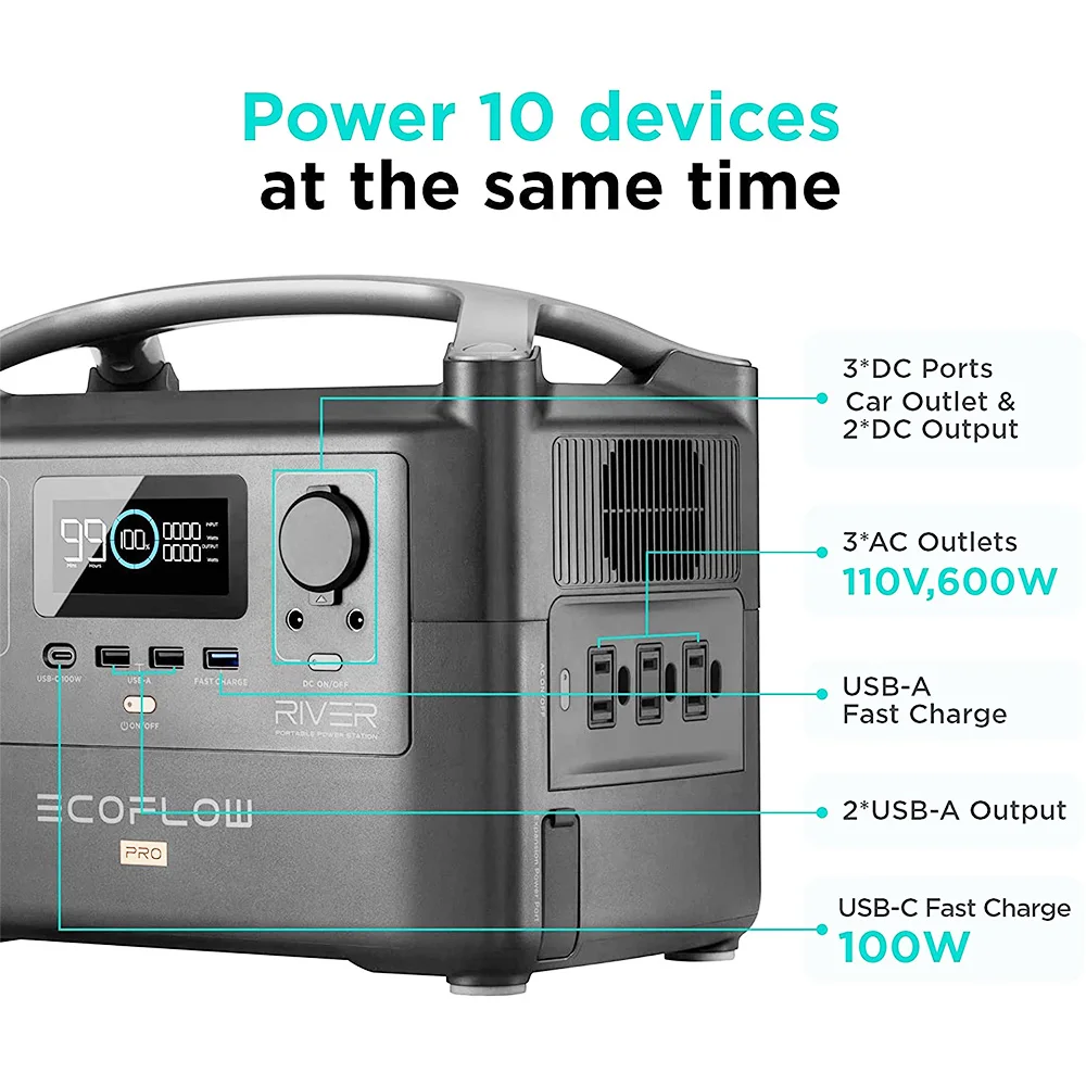 Допълнителна батерия EcoFlow DELTA 2 Smart, 1024Wh LiFePO4, а приложение за управление на