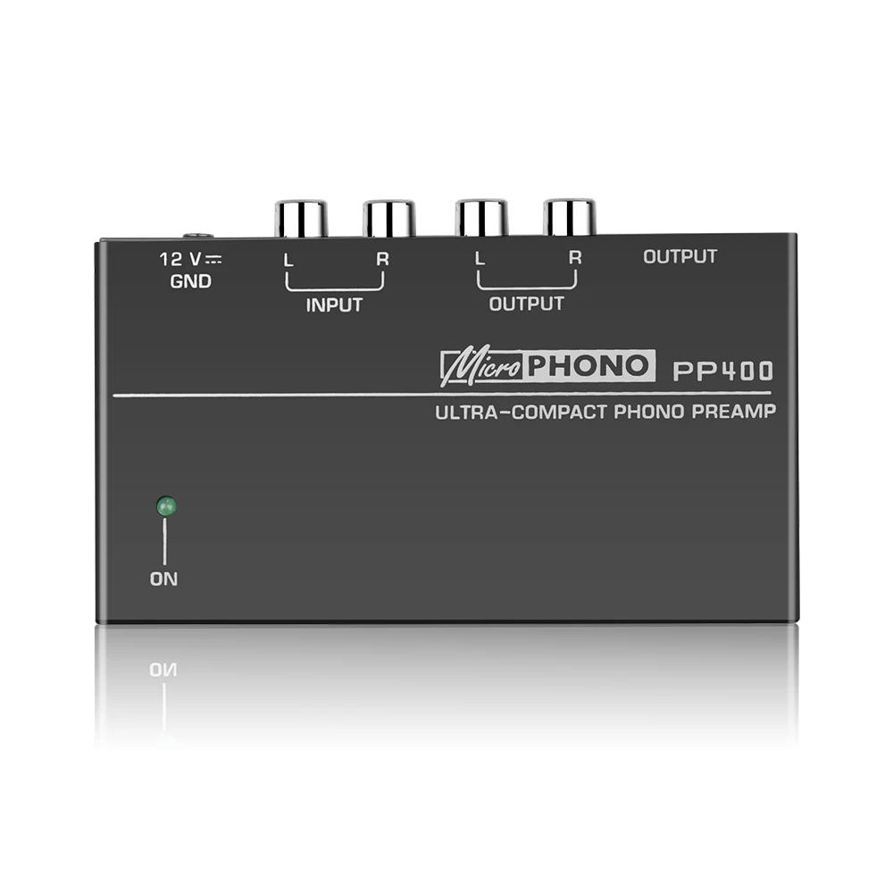 Ультракомпактный Предусилвател Phono С интерфейси Rca 1/4 инча Trs Preamplificador Phono Preamp PP400