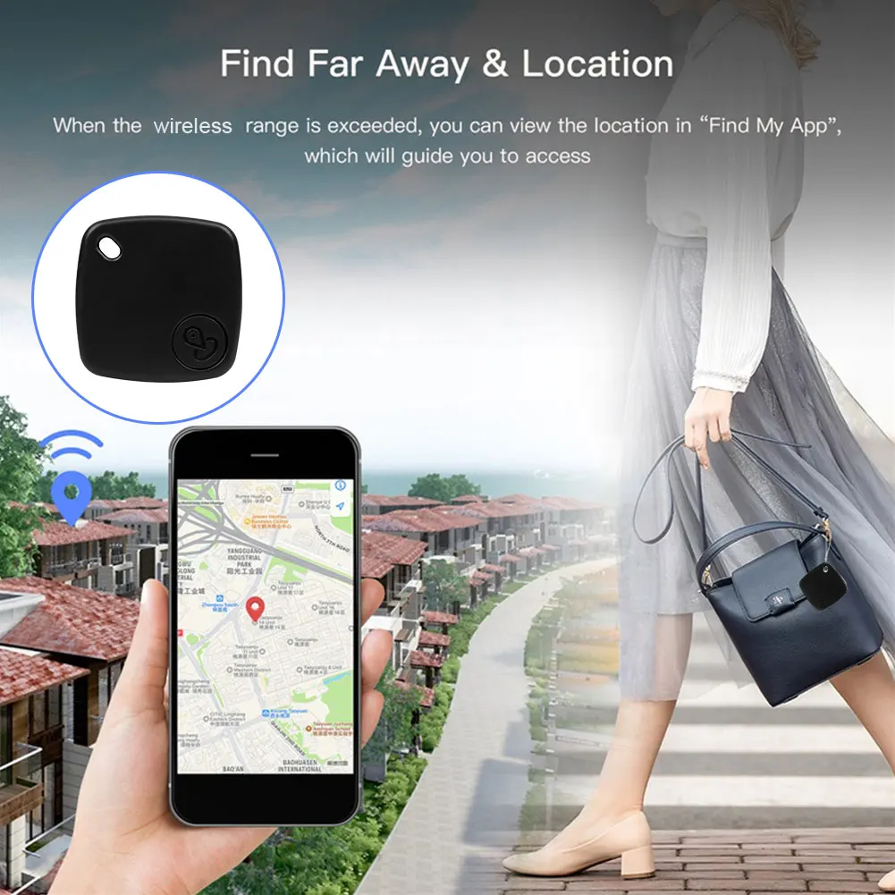 Устройство за защита от загуба на Bluetooth-съвместими устройства за домашни любимци, Интелигентен търсещия чувствителни ключове, устройство за проследяване в чантата си, Bluetooth-съвместими тракер
